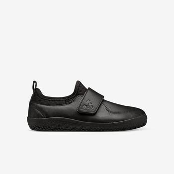 Vivobarefoot Primus School II Freizeitschuhe Kinder Schwarz | DE 0235QMAZ